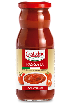 Strained tomato sauce: verified supply chain